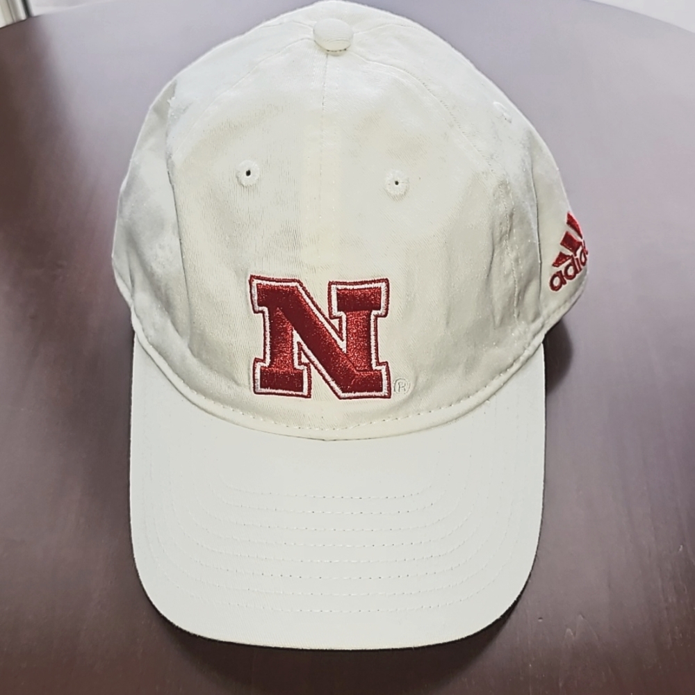 Adidas Nebraska Cornhusker Sidelines Coaches Aeroready SupeFlex Hat, New, Unisex